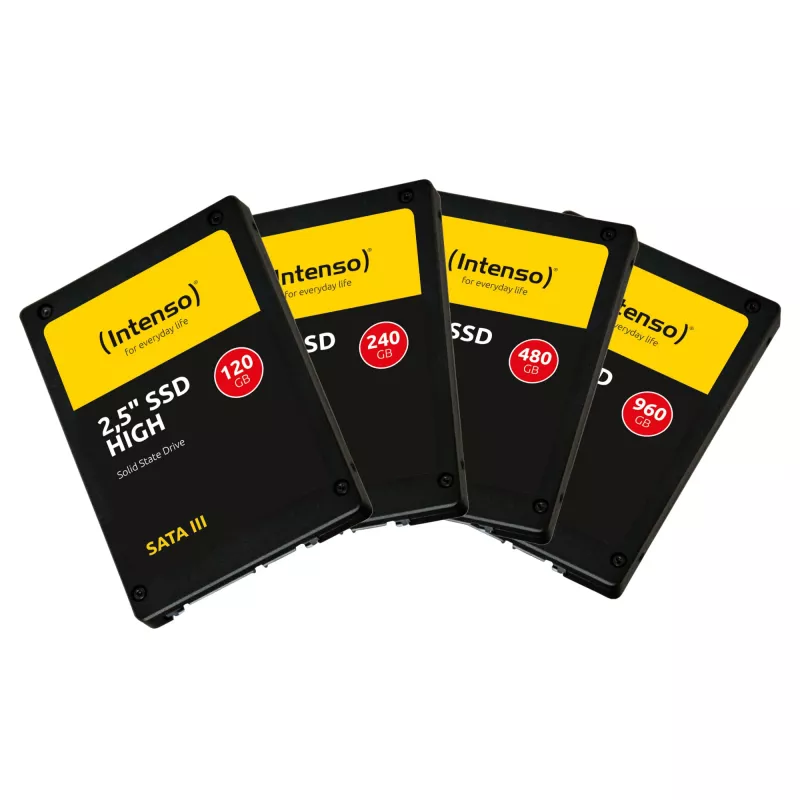 SSD-Festplatte Intenso High 960 GB 2,5 Zoll Serial ATA III TLC