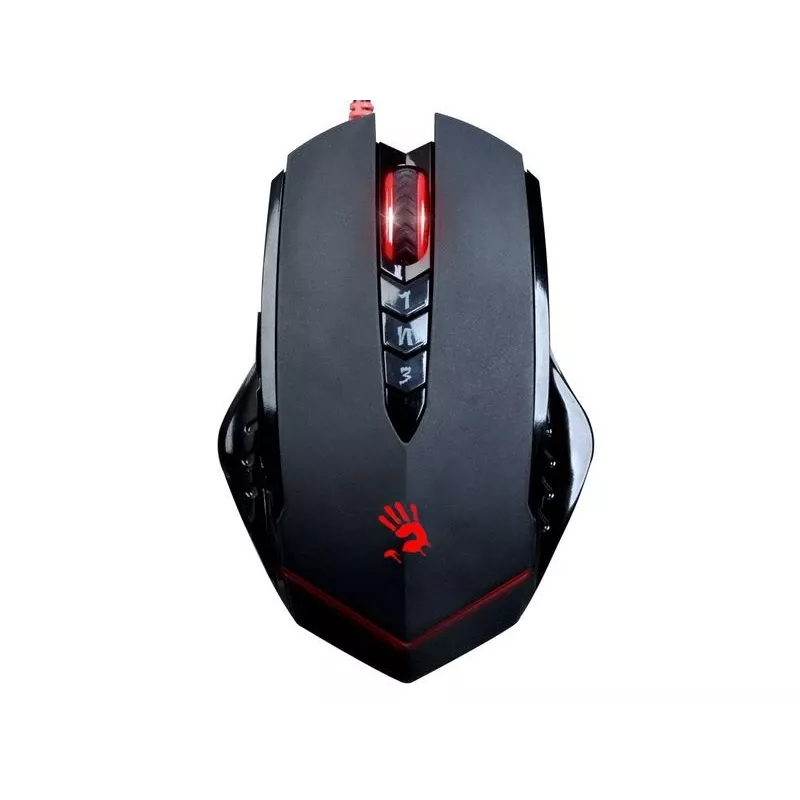 Gaming-Maus A4Tech Bloody V8m — 3200 DPI, 8 Tasten, V-Track optisch, USB Typ-A, schwarz