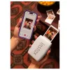 Fotodrucker Fujifilm Instax Mini Link 3 Weiß Bluetooth tragbarer Sofortbilddrucker für Smartphone-Fotos
