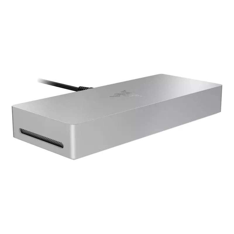Razer Thunderbolt 5 Dock Mercury White — 4 USB-Anschlüsse, 1 HDMI