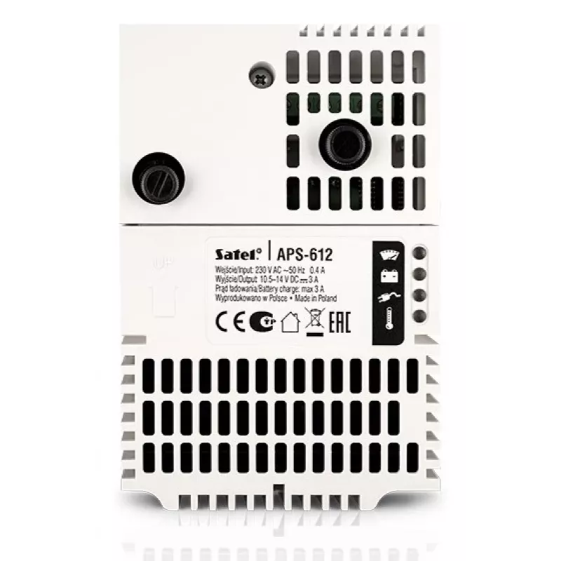 Netzteil Satel APS-612 kabelgebunden 265 V Weiß 122 mm x 84 mm x 78 mm