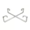 Kabelhalter Extralink Four arms aluminium frame S500 — 500 x 500 x 70 mm, Schreibtisch/Wand, Aluminium