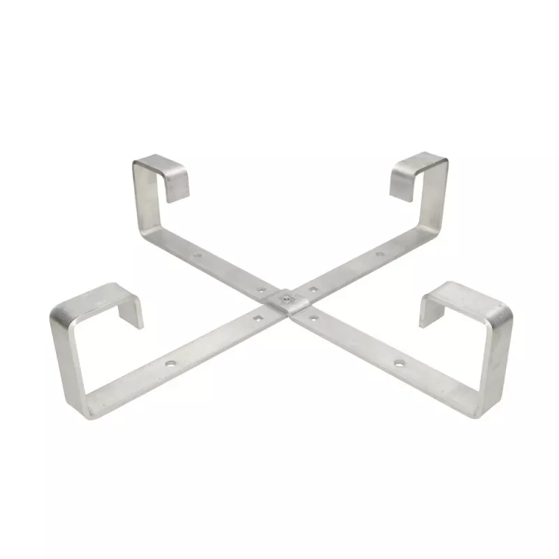 Kabelhalter Extralink Four arms aluminium frame S500 — 500 x 500 x 70 mm, Schreibtisch/Wand, Aluminium