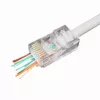Wire Connector Gembird LC-PTU-01/100 8P8C RJ45 Transparent