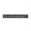 Unmanaged Switch LANBERG RSFE-16P-2C-150 — 18-Port Gigabit, 16 PoE+/2 SFP, 150 W gesamt, 1U Rack, Metall, Schwarz