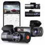 Auto-Videorekorder VANTRUE N5 Nexus 5 — 4-Kanal-Dashcam, 2592×1944 Hauptkamera, 160° vorne/innen, GPS, WLAN, IPS-Anzeige, MicroSD bis 512 GB