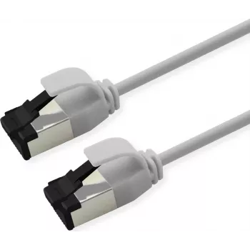 ROLINE U/FTP Patchkabel Cat.8.1 LSOH schlank Weiß 1m (21.15.3273)