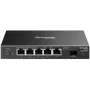 Netzwerk-Switch TP‑LINK SG2206MP L2 Gigabit Ethernet PoE 5‑Port (5x Gigabit, 1x SFP, PoE+ 4 Ports, 63W Budget)