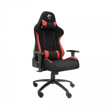 Gaming-Stuhl White Shark Dark Devil ergonomisches Design höhenverstellbar, Schwarz