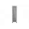 19 Zoll 42U LANBERG Stand-Rack-Schrank 600×600 mm Grau mit Glastür und LCD (flach Pack)