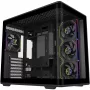 Elite 600 ARGB, Tower-Gehäuse schwarz, 2x gehärtetes Glas