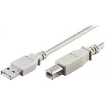 wentronic - USB-Kabel - USB (M) auf USB Typ B (M) - 1,8 m - Grau (68712)