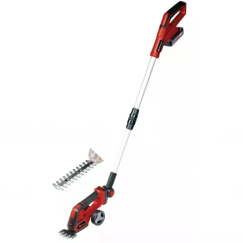 Gras- und Strauchschere EINHELL GE-CG 18/100 Li 18 V Li‑Ion 2,5 Ah — kabelloser Trimmer, Klingen 100 mm