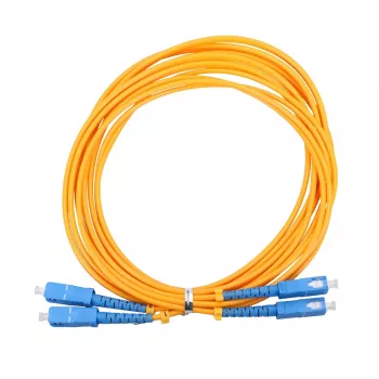 Glasfaserkabel Extralink EX.3586 1 m FTTH G.652D SC-SC duplex gelb
