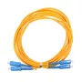 Glasfaserkabel Extralink EX.3586 1 m FTTH G.652D SC-SC duplex gelb