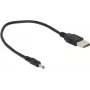 Stromkabel DeLOCK 83793 USB A DC 0,27 m