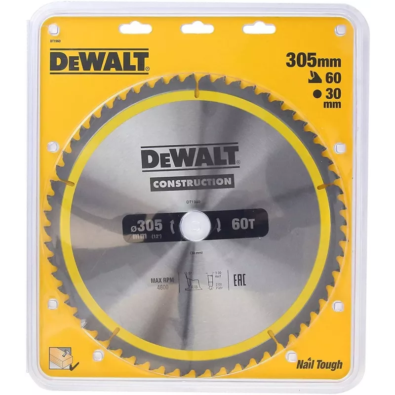 Kreissägeblatt DeWALT DT1960-QZ