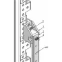 Schroff Erdungsstange M5 440 mm - 20 Punkte (19) (20118-860)