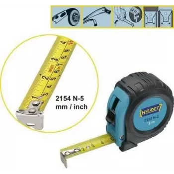 Hazet Maßband 5 m Stahl 2154N-5 (2154N-5)