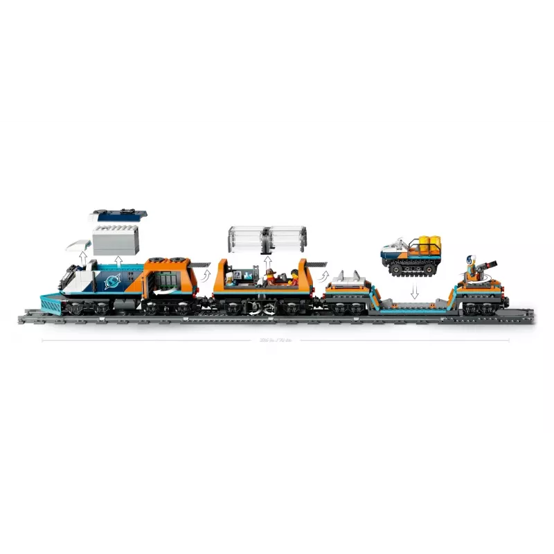 LEGO CITY 60470 Entdecker Polar-Express-Arktiszug