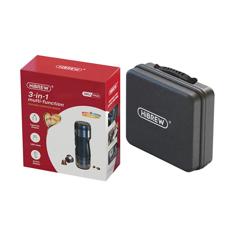 Tragbarer 3-in-1 Kaffeevollautomat mit Tasche 80W HiBREW H4A