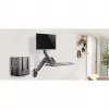 Wandmontage-Workstation MACLEAN MC-838 mit Gasfeder für Monitor, Tastatur und PC