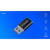 Savio AK-81 Videokabel-Adapter USB Type-C USB Type-A Schwarz