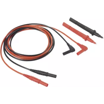 VOLTCRAFT VC801 Prüfleitung [Stecker 4 mm - Prüfspitze] 1,5 m Schwarz-Rot 1 Stk. (VC-14297410)