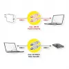 ROLINE RM USB 3.2 Gen 2 Kabel, C-C, ST/ST, 4K UHD-1, 10Gbit/s, Emark, 100W, schwarz, 0,5 m
