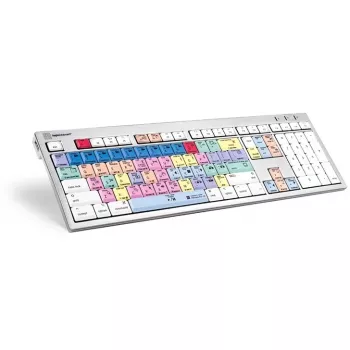 Tastatur Logickeyboard LKB-PPROCC-CWMU-FR Office USB AZERTY French White