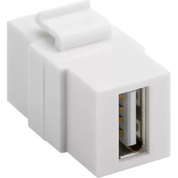 Goobay 79909 - Flach - Weiß - USB A - USB A - Buchse - Buchse (79909)