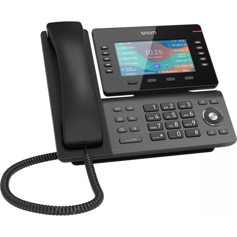 IP-Telefon Snom D865 Grau TFT Wi-Fi 12,7 cm Display