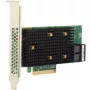 Schnittstellenkarte Broadcom HBA 9500-8i PCIe NVMe zu SAS, 1 interner Mini-SAS-Port, Full-Height/Low-Profile, grau/schwarz