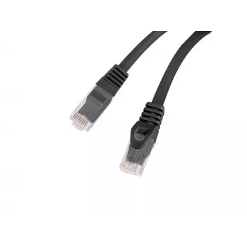 Patchkabel Cat.6 UTP LSZH CU 1m schwarz Fluke getestet