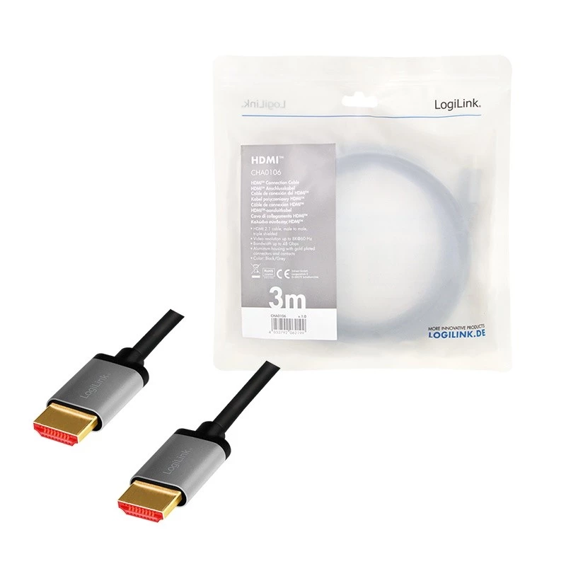 HDMI-Kabel LogiLink CHA0106 3m