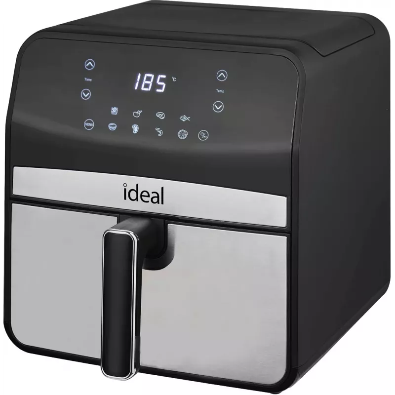 Heißluftfritteuse Eldom IK1501 — 6,5 l, 1800 W, Touch-LED, einstellbarer Thermostat, herausnehmbare spülmaschinenfeste Schüssel