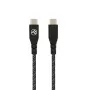 USB-Typ-C-auf-Typ-C-Datenkabel Tellur TLL155471, 1 m, 3 A, 60 W PD, Nylongeflecht, schwarz