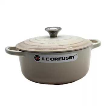 Le Creuset Signature Roaster rund weiß 20 cm