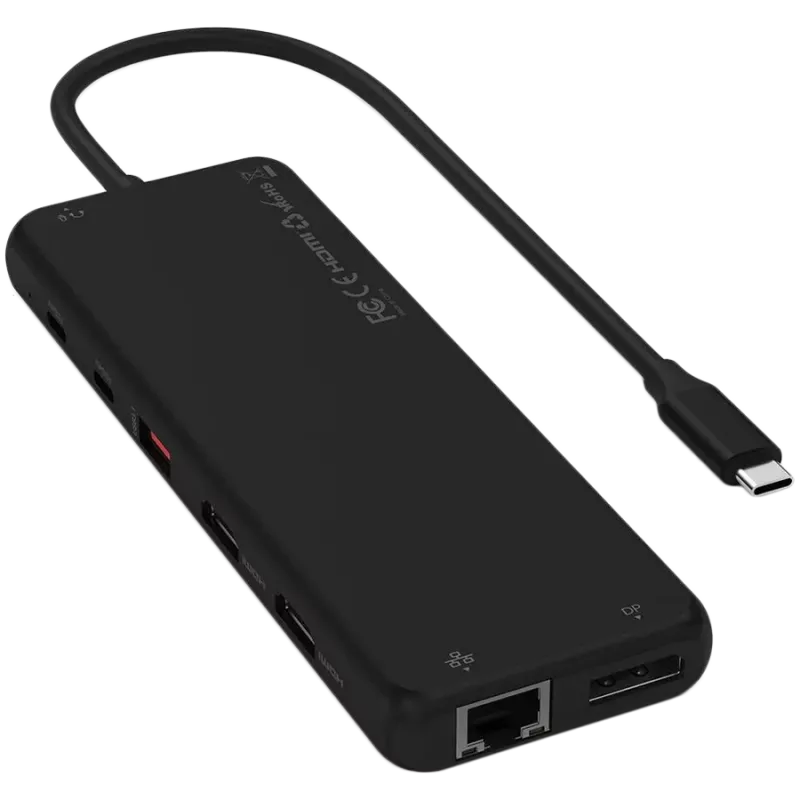 Multiport USB-C Adapter Satechi ST-P3D13K 13-in-1 mit Triple-Display-Unterstützung