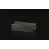 Rittal Panel Stahl Schwarz 2830082 — Stahlplatte für Gehäuse, schwarze Ausführung