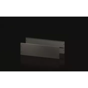 Rittal Panel Stahl Schwarz 2830082 — Stahlplatte für Gehäuse, schwarze Ausführung