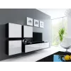 Cama Square Schrank VIGO 50/50/30 schwarz/weiß glänzend