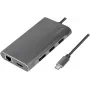 LogiLink UA0382 Notebook-Dockingstation & Port Replicator Kabelgebunden USB 3.2 Gen 1 (3.1 Gen 1) Type-C Silber (UA0382)