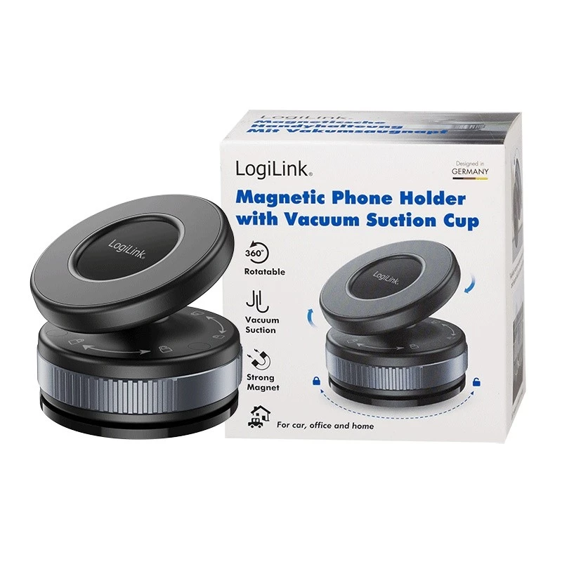 Magnetischer Smartphone-Halter mit Vakuumsaugnapf
