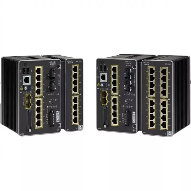 Managed L2 Switch Cisco Catalyst IE3300 16 Ports Gigabit PoE Schwarz