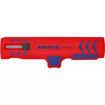 Knipex 16 85 125 SB Kabelabisolierer Blau, Rot