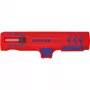 Knipex 16 85 125 SB Kabelabisolierer Blau, Rot