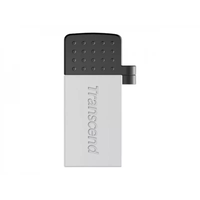 Transcend JetFlash Mobile 380 - USB-Flash-Laufwerk - 16 GB - USB 2.0 - Silber (TS16GJF380S)