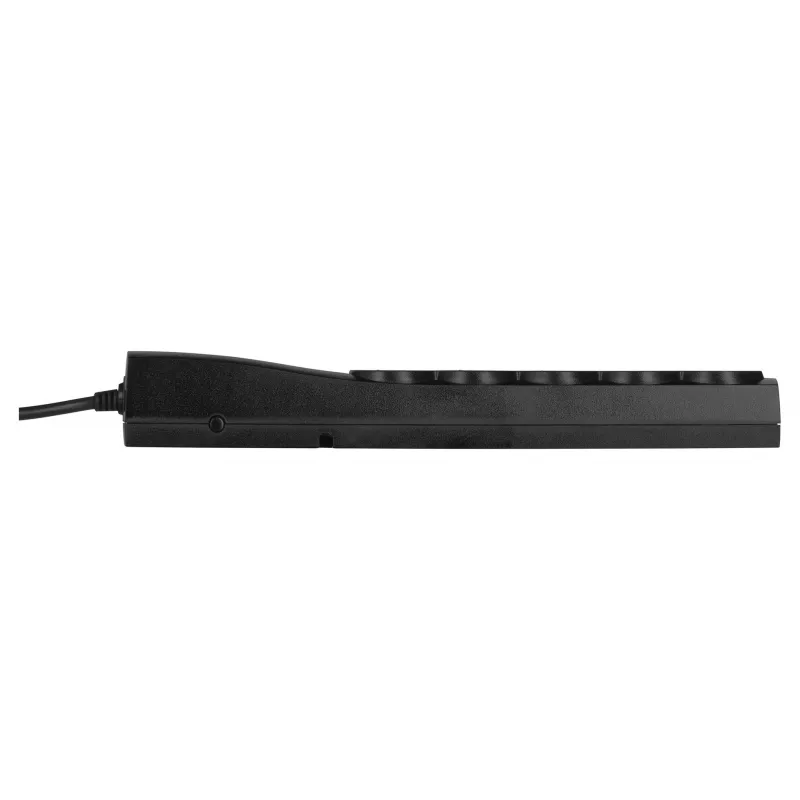 Power strip EVER CLASSIC 5-Steckdosen 3 m Kabel 250 V 10 A mit Überspannungsschutz (175 J) Schwarz