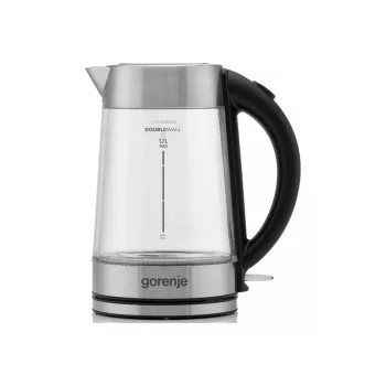 Gorenje K17GDWII Wasserkocher, elektrisch, Fassungsvermögen 1,7 L, Leistung 2200 W, Edelstahl | Gorenje